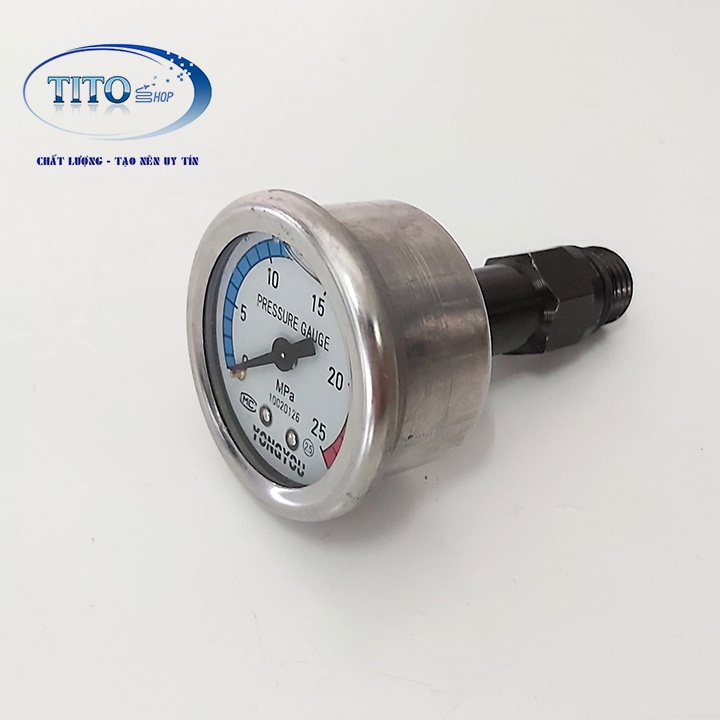 Đồng hồ đo áp lực nước máy xịt rửa cao áp - Phụ kiện máy rửa xe