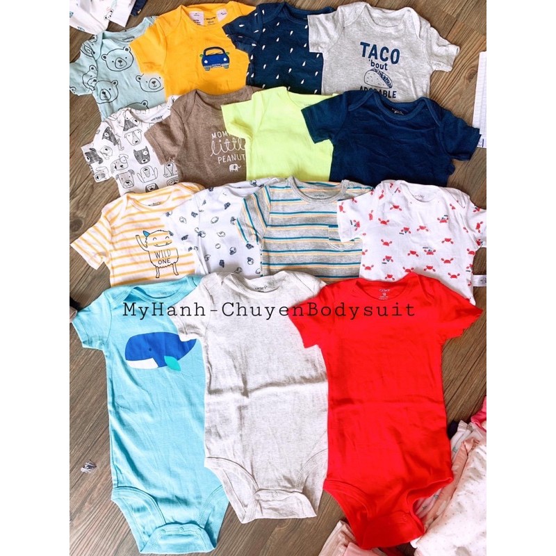 Set 5 Body Chip Carter Tay Cộc - Mẫu ngẫu nhiên theo giới tính bé