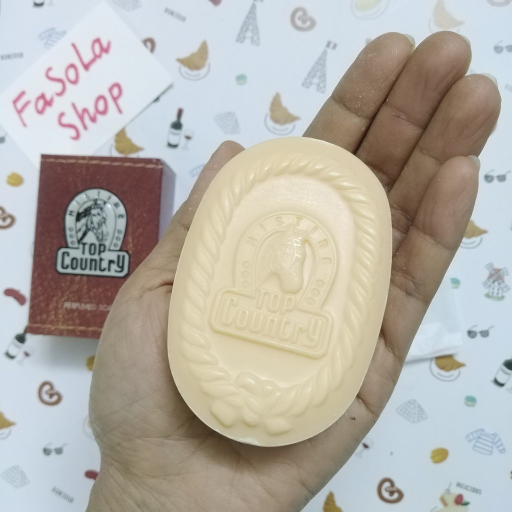 Xà phòng Thái Lan con ngựa TOP COUNTRY MISTINE 90g ngựa nâu thơm nam tính quyến rũ soap xà bông sap hổ phách khử mùi hôi