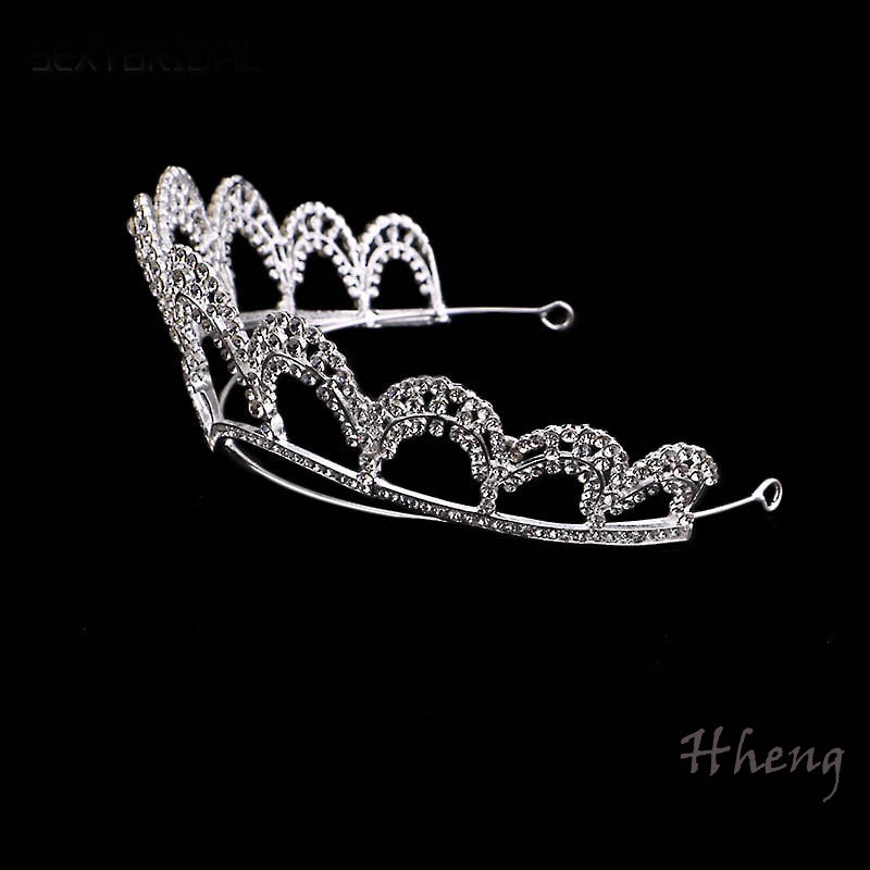 YADORNOS Vương Miện Cài Tóc Đính Đá Pha Lê Sang Trọng Cho Cô Dâu