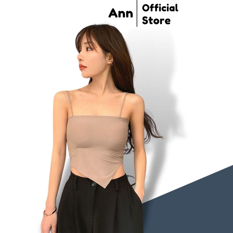 Áo Lót Nữ Su Nâng Ngực 2 Dây, Áo Bra Dáng Dài Mền Mịn Thoáng Mát - 8136