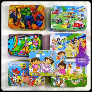 [4-5 tuổi] 🔥 Tranh ghép 100 Mảnh Bằng Gỗ Cho Bé - Phát triển tư duy, khả năng quan sát