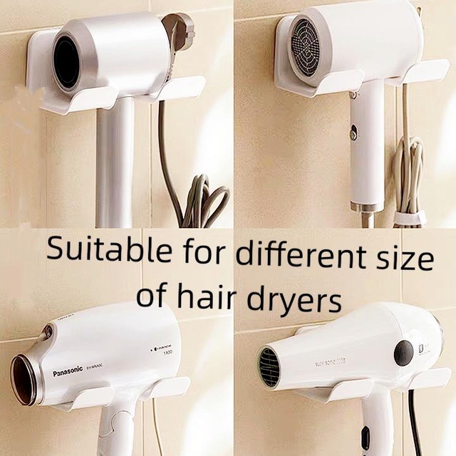 Giá đỡ máy sấy tóc gắn tường thiết kế đơn giản hiện đại
