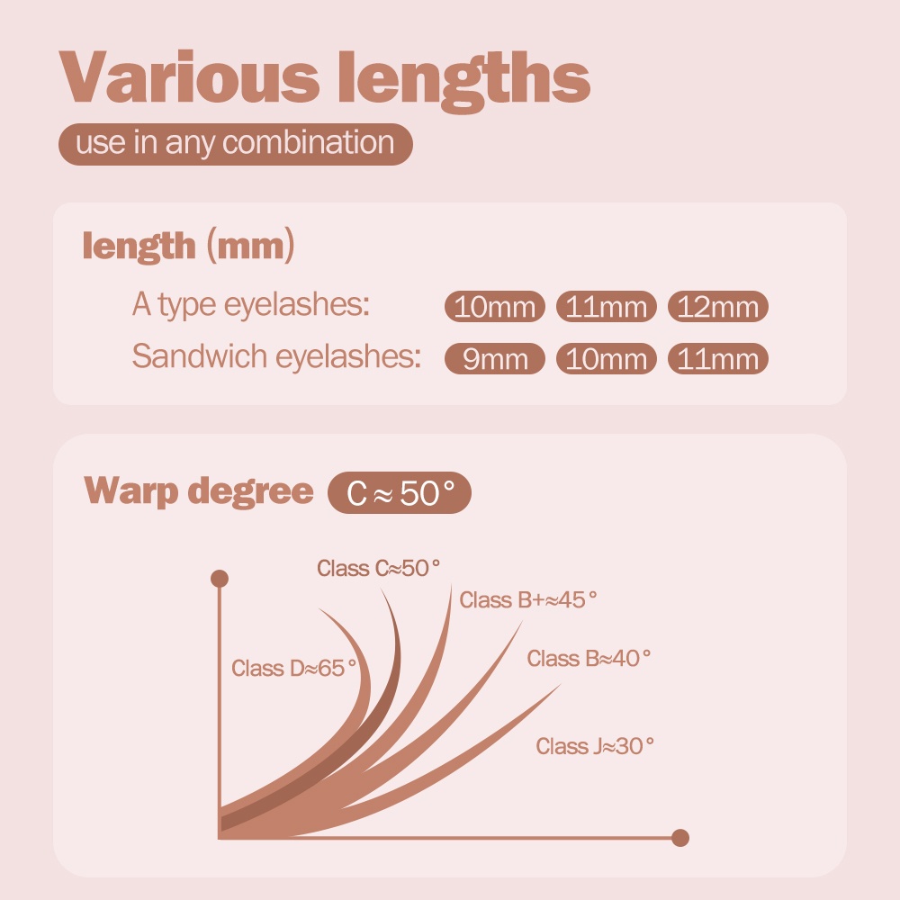 Mi giả MAGEFY Là loại lông mi tự nhiên hỗn hợp đuôi cá