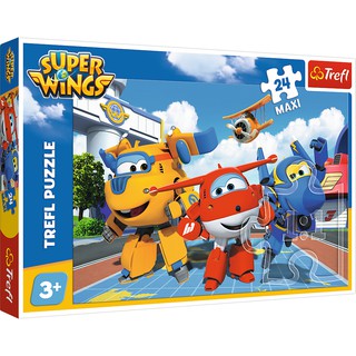 [ Hàng có sẵn] Tranh ghép hình Trefl 14252 -24 mảnh Max khổ lớn chủ đề máy bay siêu đẳng Super Wings