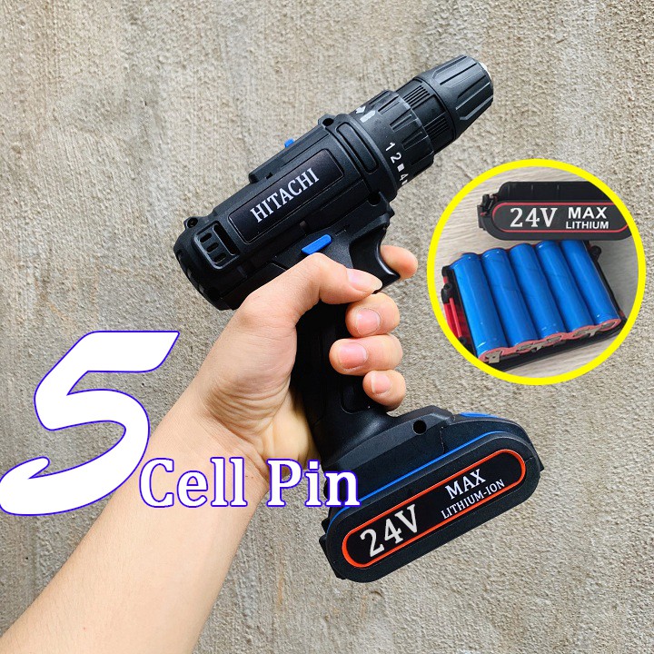 Khoan Pin Hitachi 24V Cao Cấp
