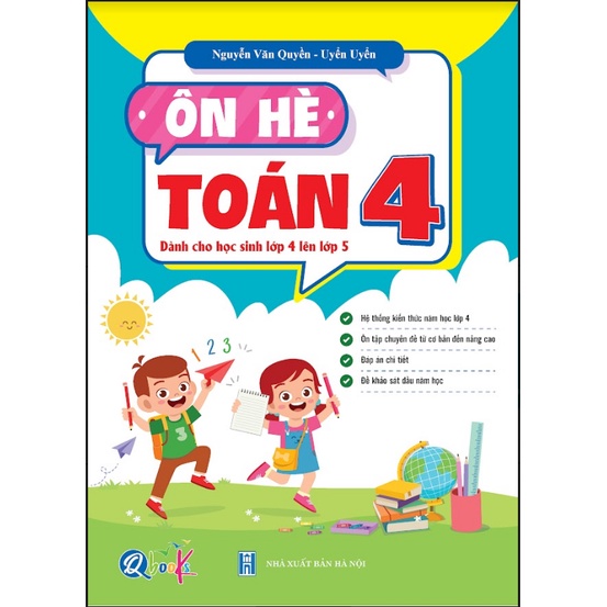 Sách - Combo Ôn Hè Toán và Tiếng Việt lớp 4 - Dành cho học sinh lớp 4 lên 5