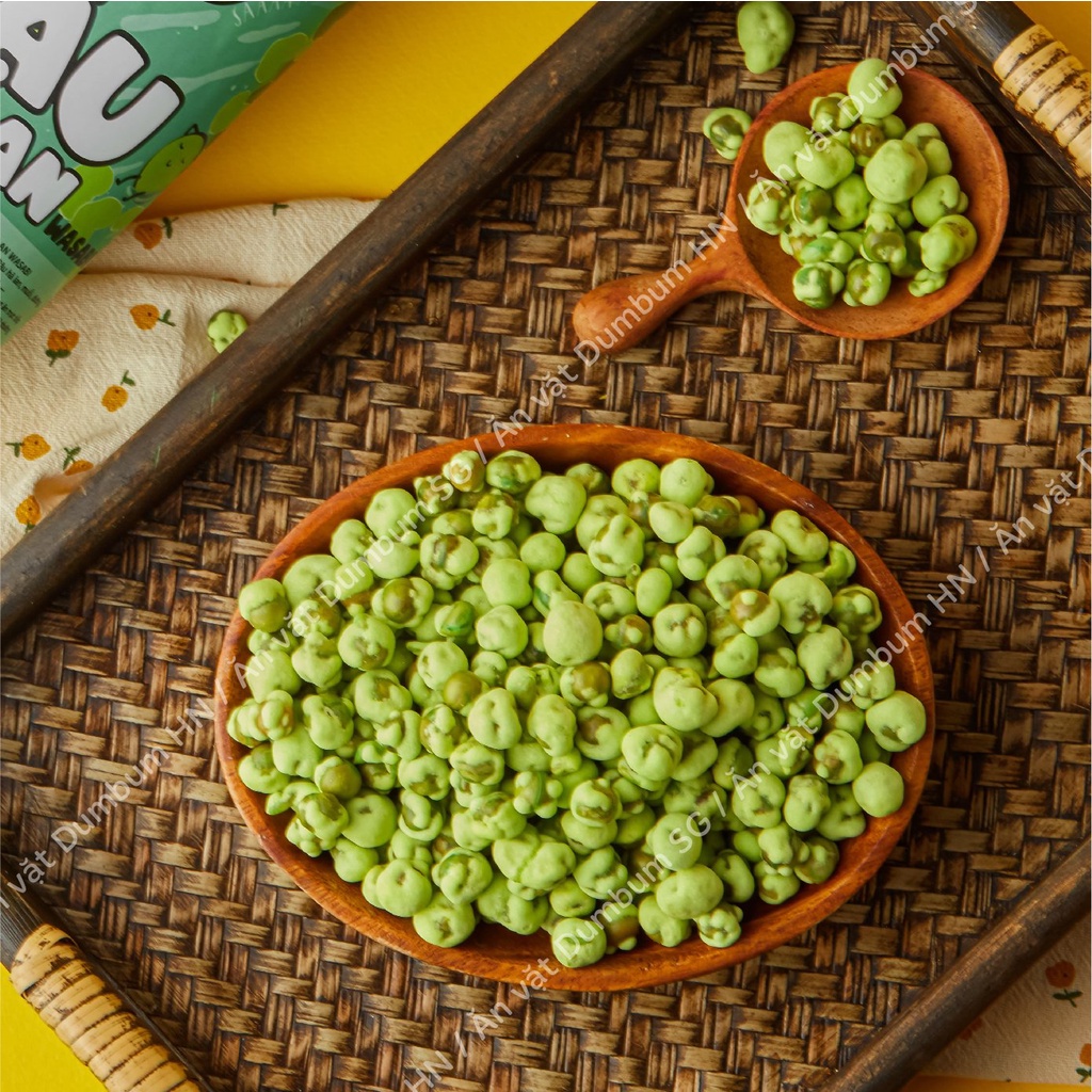 [Mã 252FMCGSALE giảm 8% đơn 500K] Đậu hà lan wasabi DumBum 400g đồ ăn vặt Hà Nội