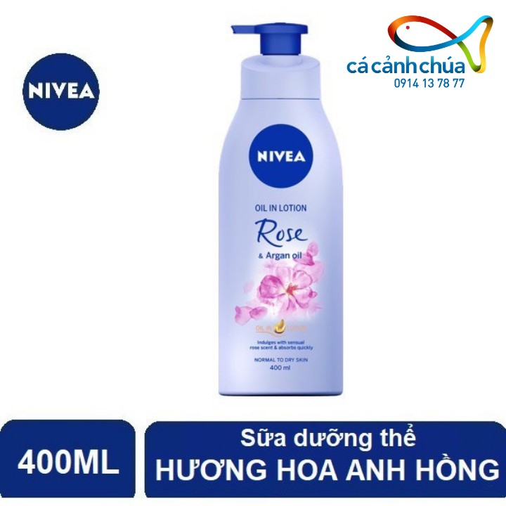 Sữa dưỡng thể hương hoa Nivea 400ml - Thái Lan