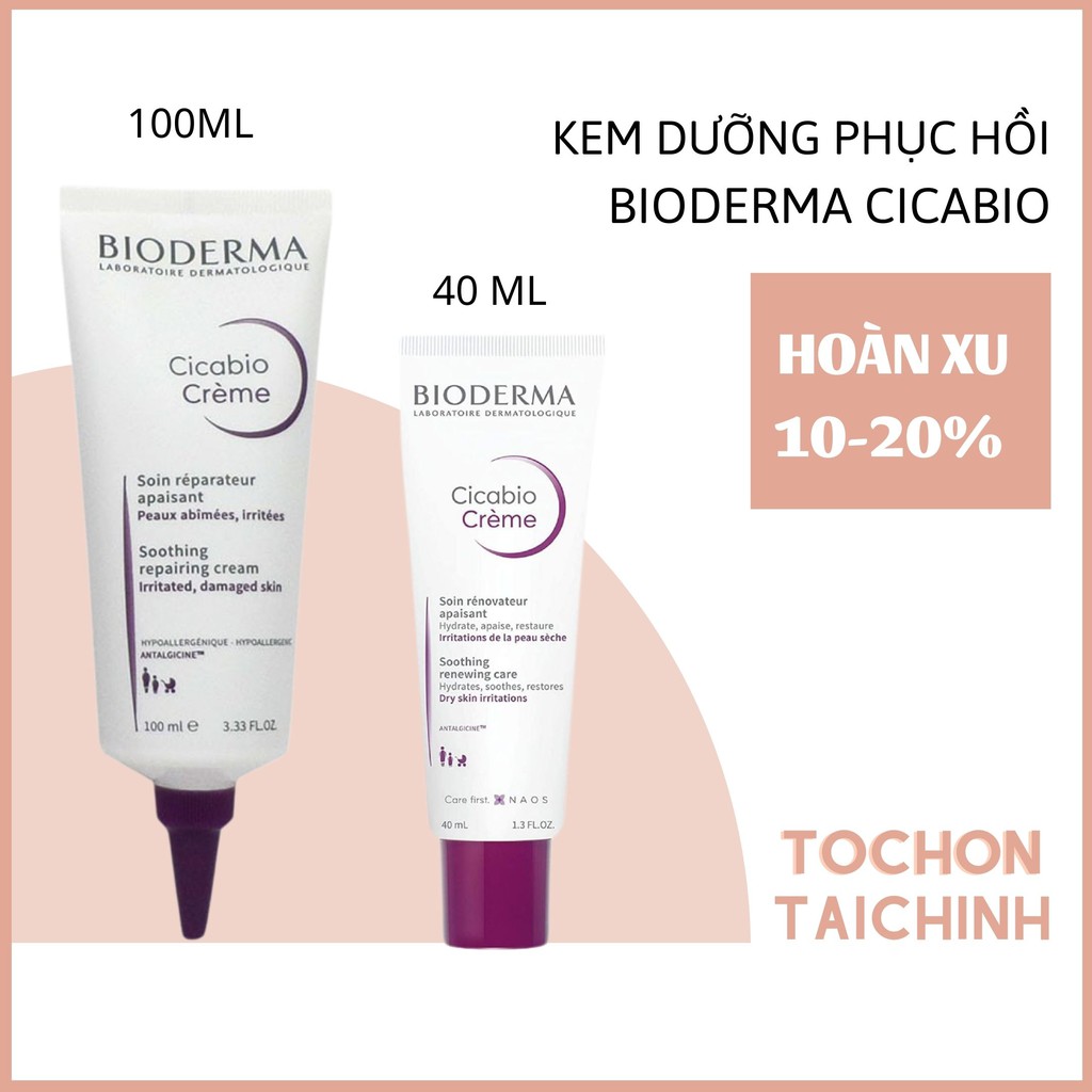 Kem dưỡng phục hồi da tổn thương Bio Cicabio Crème - 40m | BigBuy360 - bigbuy360.vn
