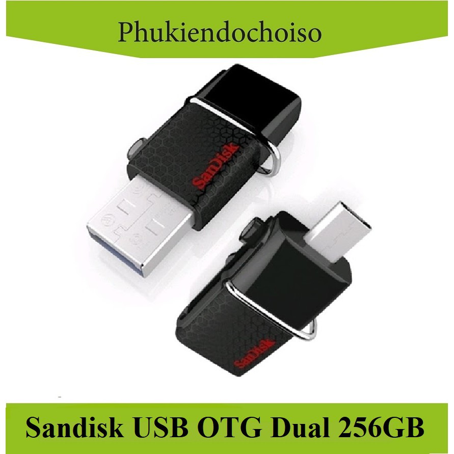 USB OTG 3.0 Ultra Dual 256GB 150MB/s (Đen)