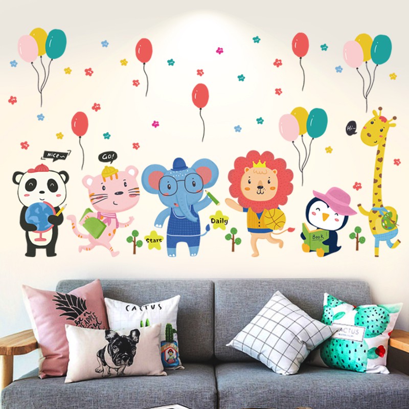 Tranh dán tường cho bé  - Decal dán tường cho bé - Tranh Dán Tường Phòng Ngủ TE06