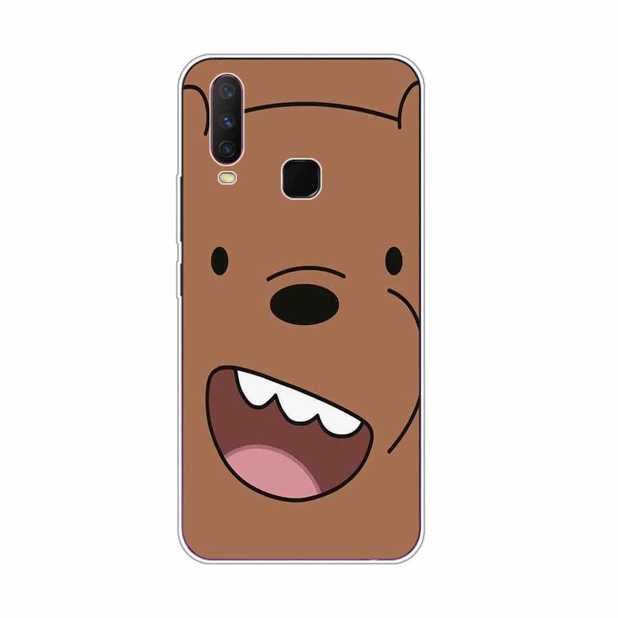 Ốp silicon Mềm In Hình Gấu We Bare Bears Cho Vivo Y20 / Y12 / Y15 / 2020 / Y83 / Y95 / Y11 2019