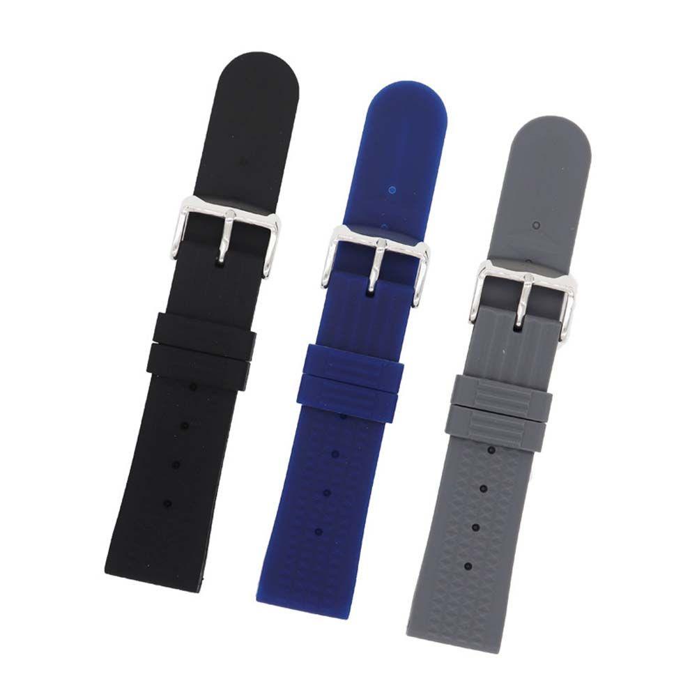 QQMALL Dây Đeo Silicone Mềm Cho Đồng Hồ Thông Minh 20mm 22mm
