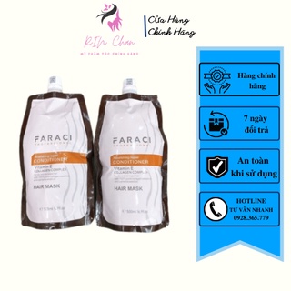 Kem hấp, ủ, xả tóc faraci collagen 500ml phục hồi tóc hư tổn - khô xơ - chẻ ngọn. rin chan store