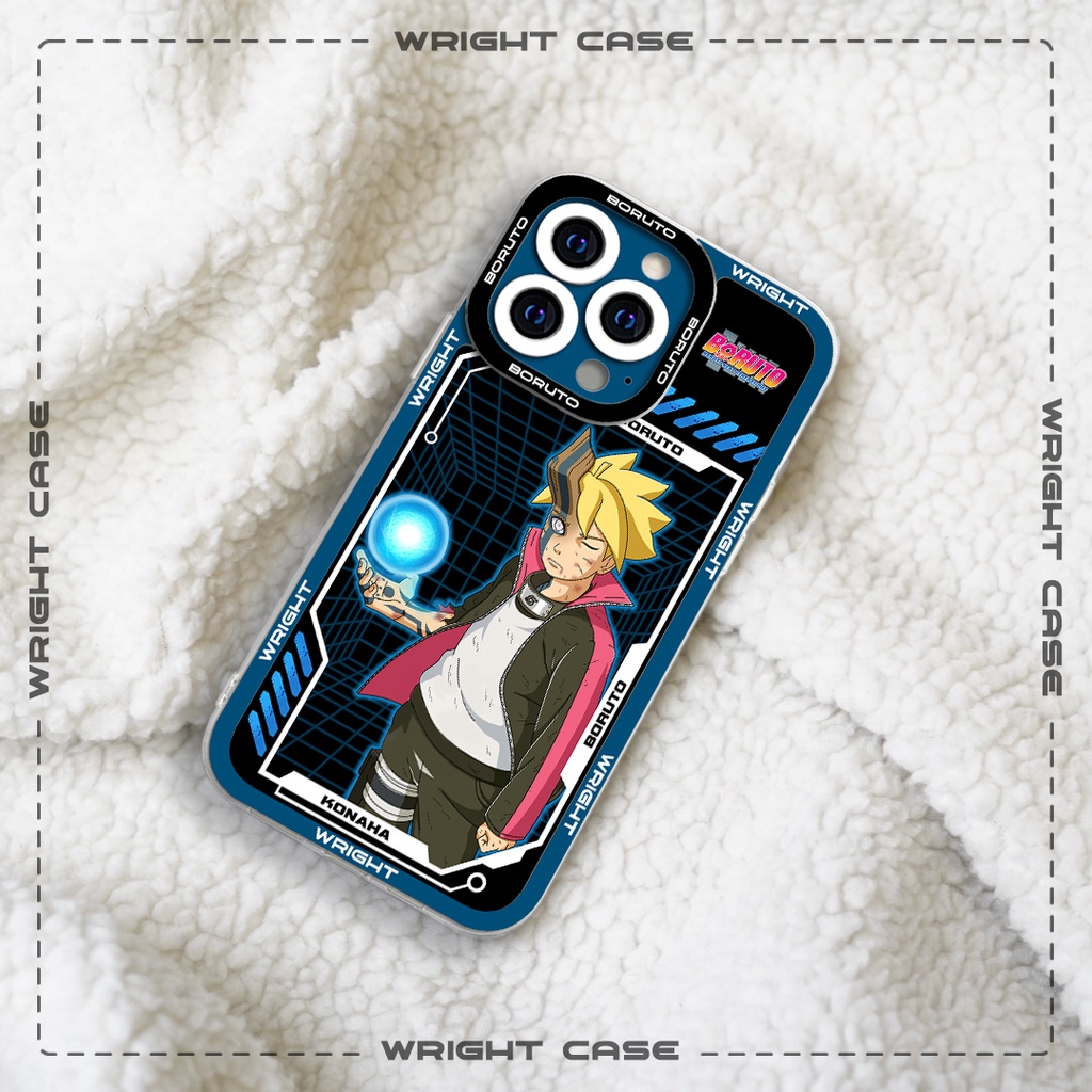 Ốp lưng iphone cạnh vuông Boruto Anime Wrightcase 6plus/7/8/8plus/x/xs/11/12/pro/max/plus/promax