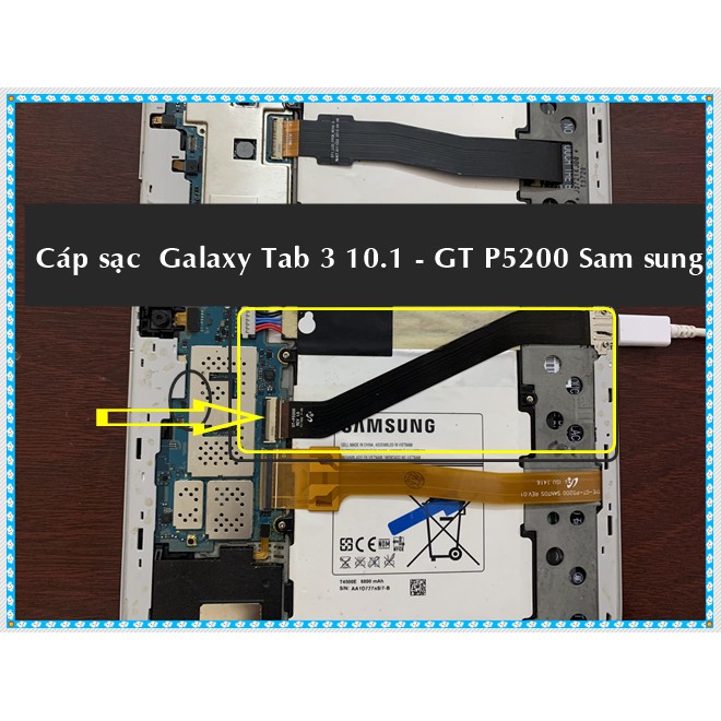 Cáp sạc Galaxy Tab 3 10.1 - GT P5200 Sam sung