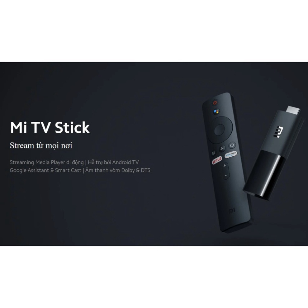 HOT SALE Xiaomi Mi TV Stick Android Tv box Quốc Tế tìm kiếm giọng nói Tiếng Việt )(*