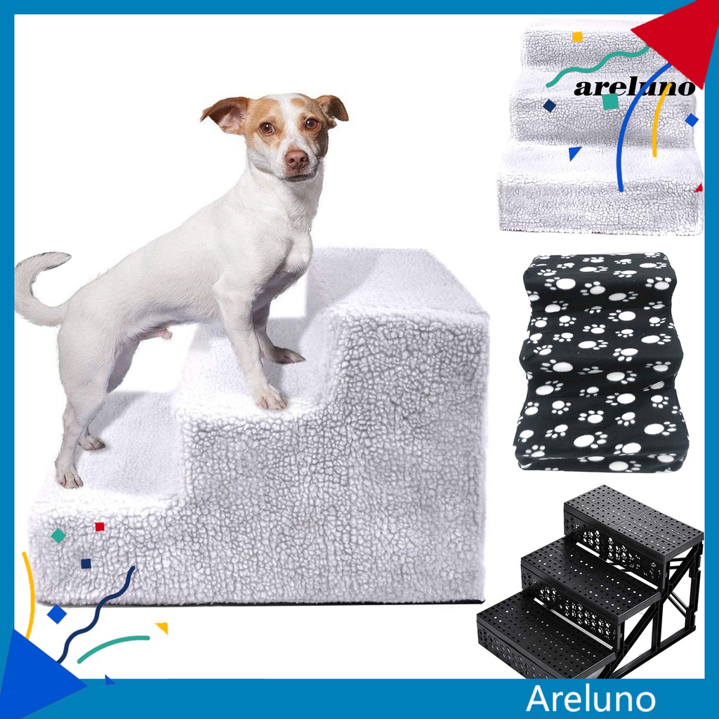 Cầu Thang 3 Bậc Chống Trượt Tiện Dụng Cho Thú Cưng