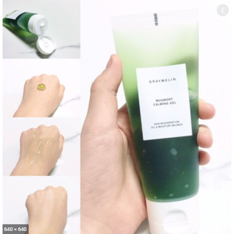 Gel Dưỡng Ngải cứu Dịu nhẹ cho Da Hỗn hợp tới dầu Graymelin Mugwort Calming Gel