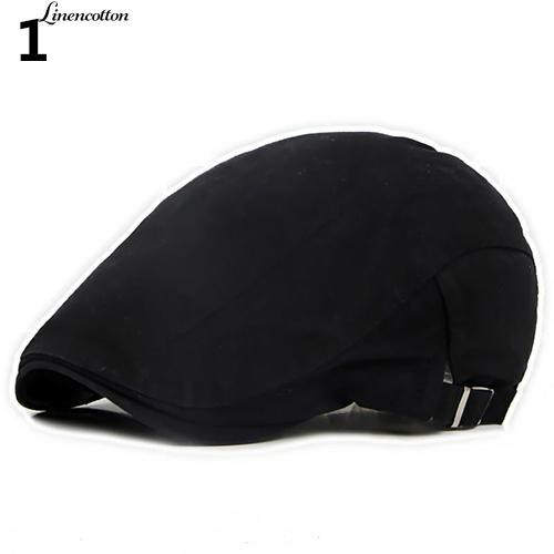 Mũ beret màu trơn phong cách cổ điển