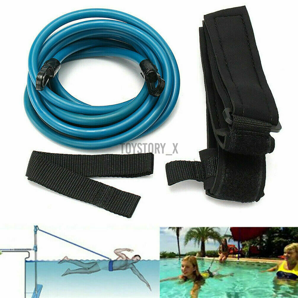 Swim Trainer Belt Swimming Resistance Tether Leash Pool Training Aid Harness