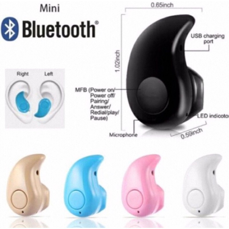 Tai nghe bluetooth không dây thông minh s530 màu đen