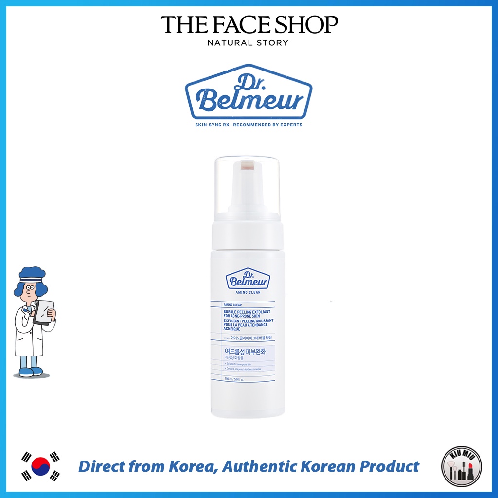 Dr. Belmeur Amino Clear Bubble Peeling Exfoliant for Acne-Prone Skin 150ml *ORIGINAL KOREA*