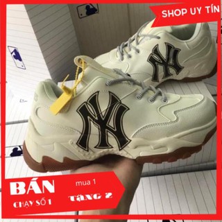 9(FREESHIP + ẢNH THẬT 1.1) Giày 𝐌𝐋𝐁 Hàn Quốc NY đen đế nâu