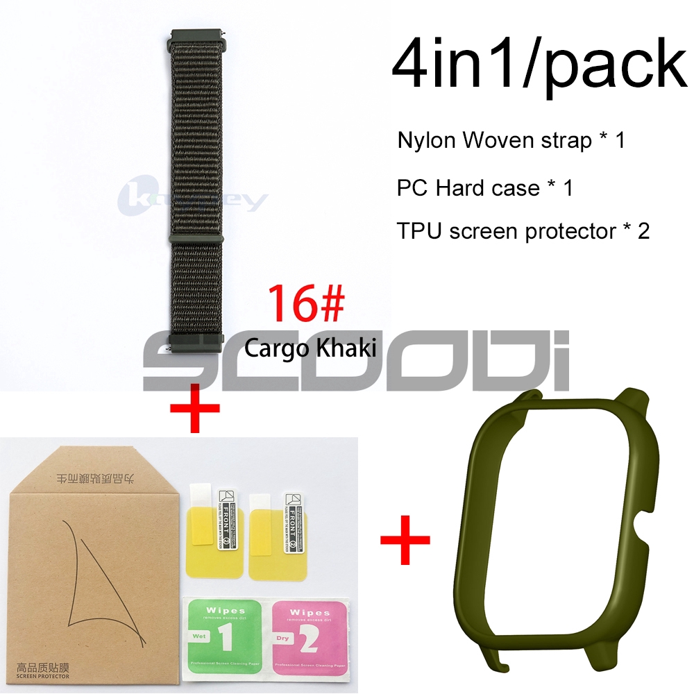 Dây đeo và ốp bảo vệ 4 trong 1 cho đồng hồ đeo tay thông minh for Xiaomi Huami Amazfit Gts