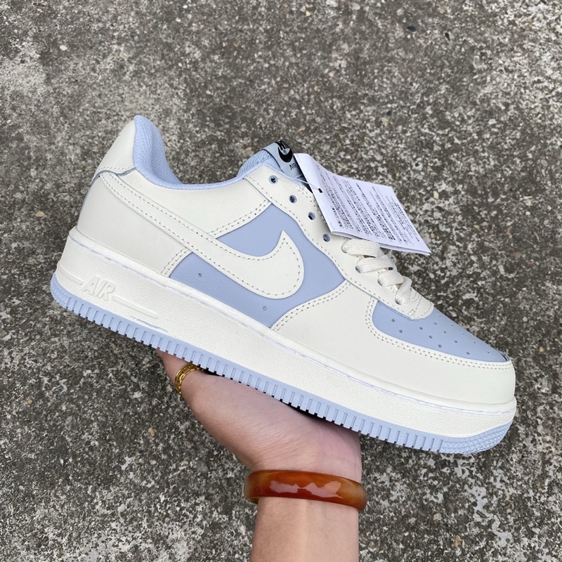 Giày thể thao MHSneakers 𝗔𝗙 𝟭 màu xanh kem (hình thật+full hộp)