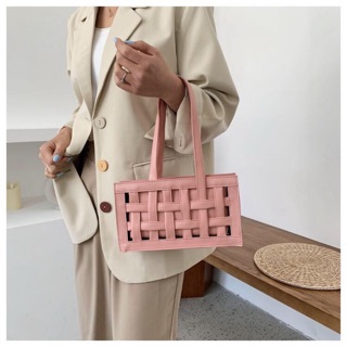 Túi xách hoặc đeo vai kiểu đan dây Taobao
