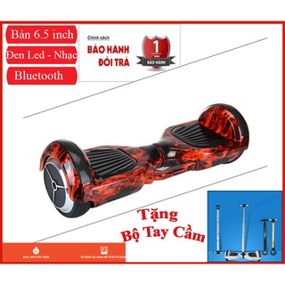 Xe điện cân bằng | Xe tự cân bằng | Bánh xe cỡ lớn - 6.5 ich | Tải trọng lên tới 80kg | Âm nhạc - Bluetooth