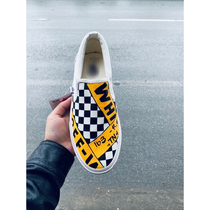 Giày custom offwhite cao cấp