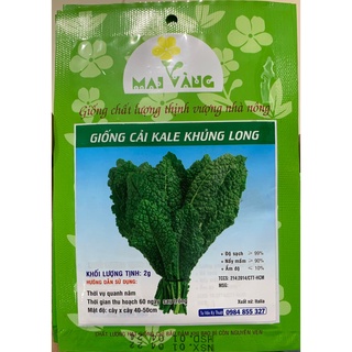 Hạt giống Cải Kale khủng long 2g