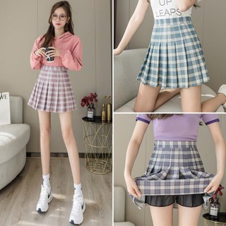 Chân váy tennis lưng cao kẻ caro cao cấp qc loại 1 freeship,chân váy chữ a thời trang ngây thơ xu hướng thời trang hè