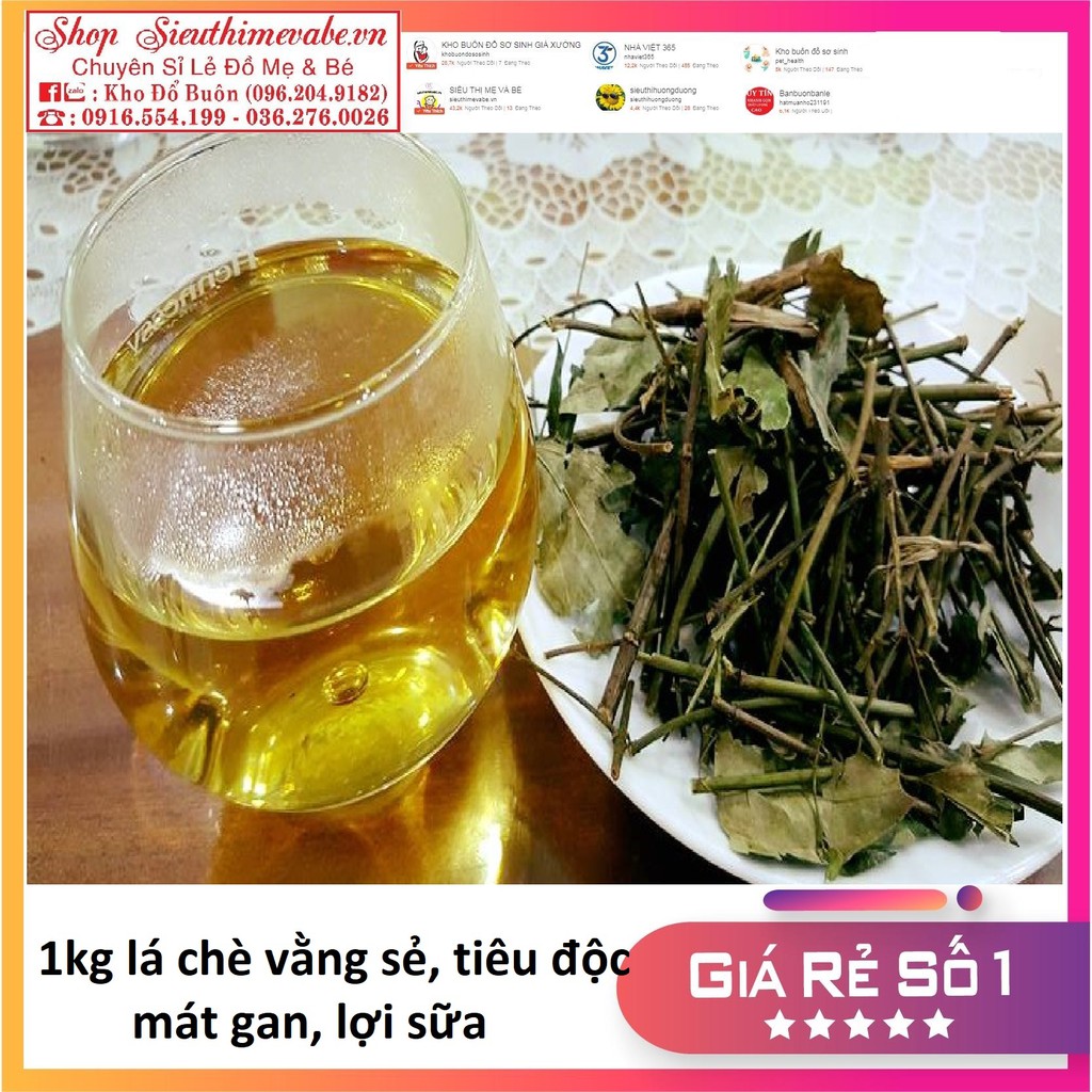  1kg lá chè vằng sẻ lợi sữa giảm cân | BigBuy360 - bigbuy360.vn