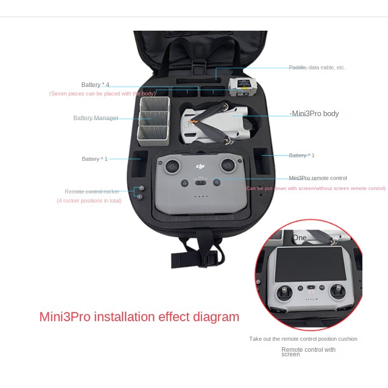 Ba Lô Du Lịch Đựng Drone DJI Mini 3 Pro / 3 Pro