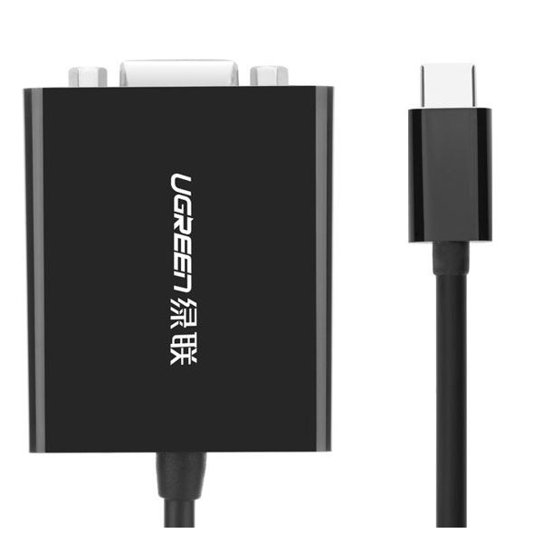 Cáp chuyển đổi USB Type-C sang VGA Ugreen 20586 Đen CHÍNH HÃNG BẢO HÀNH 18 THÁNG