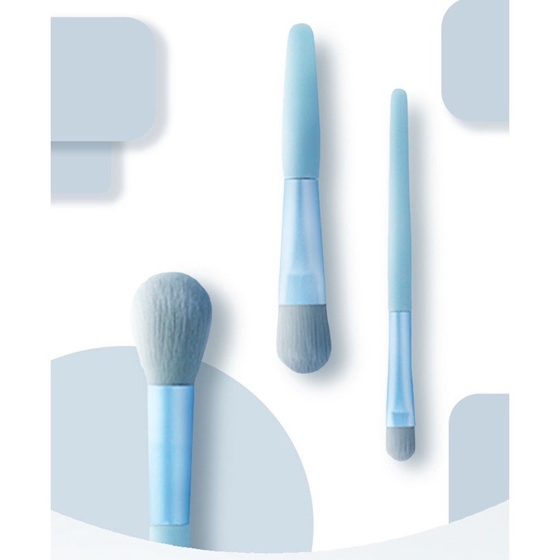 Bộ 8 Cọ Trang Điểm Phấn Mắt/Má Hồng/Kem Nền/Môi/Lông Mày Màu Macaron GYL684