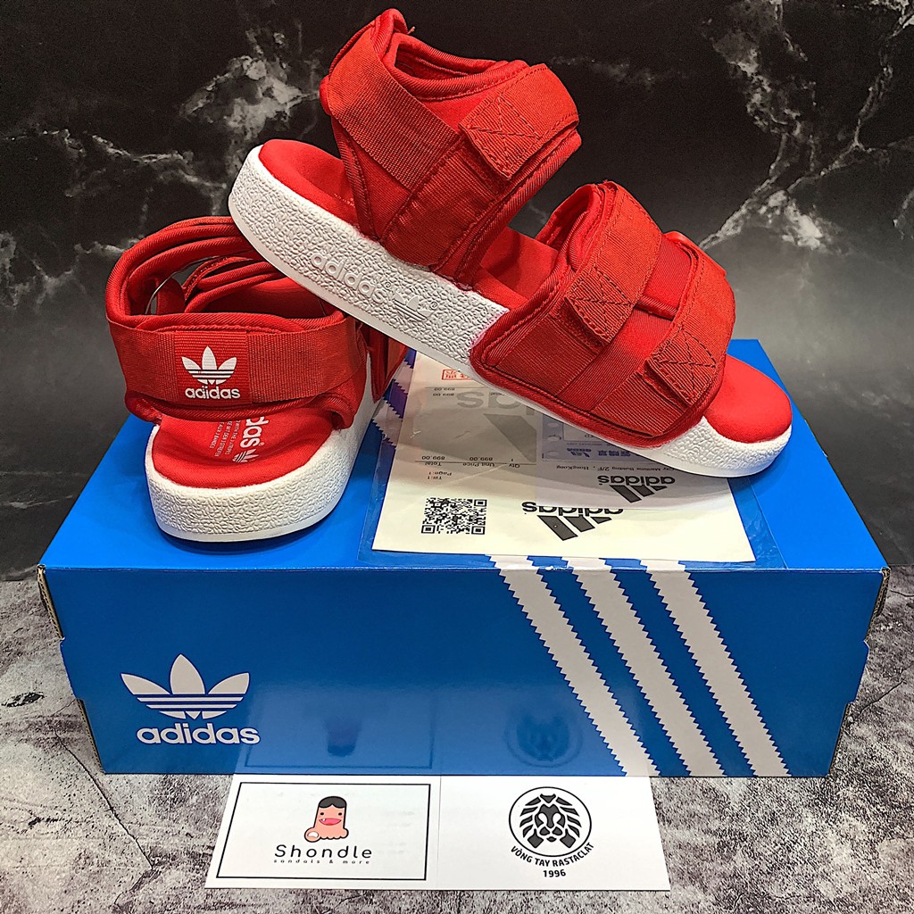  ⚡Sandal ADIDAS Adilette Red - Đỏ [ảnh thật][clip tự quay]