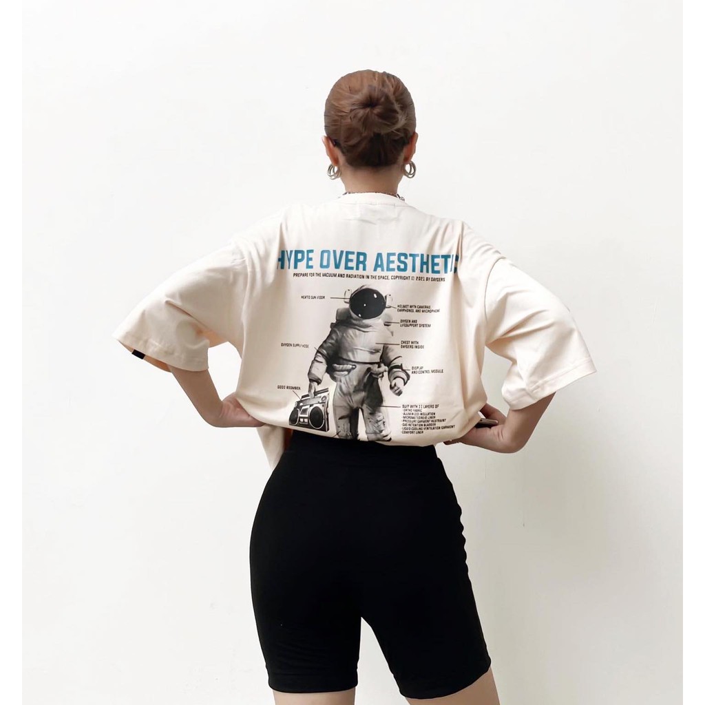 Áo thun Unisex Daygers Inthespace - Áo phông nam nữ cotton 2 chiều dày dặn - Local brand chính hãng