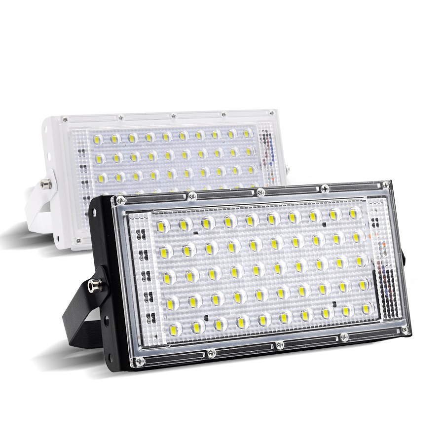 220V Đèn pha LED Muti màu ngoài trời 50W Perfect điện Spotlight Super Bright