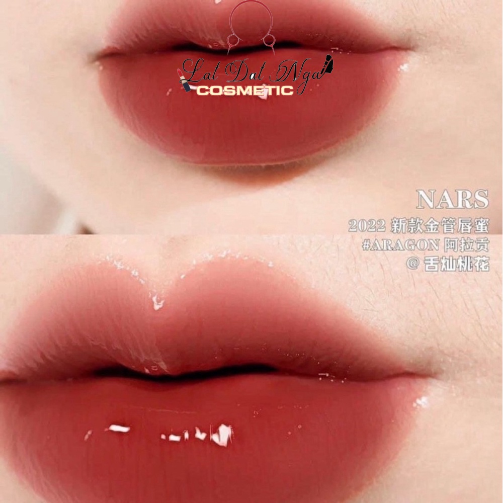 Son kem Nars AfterGlow Lip Shine Lipgloss - Màu Aragon