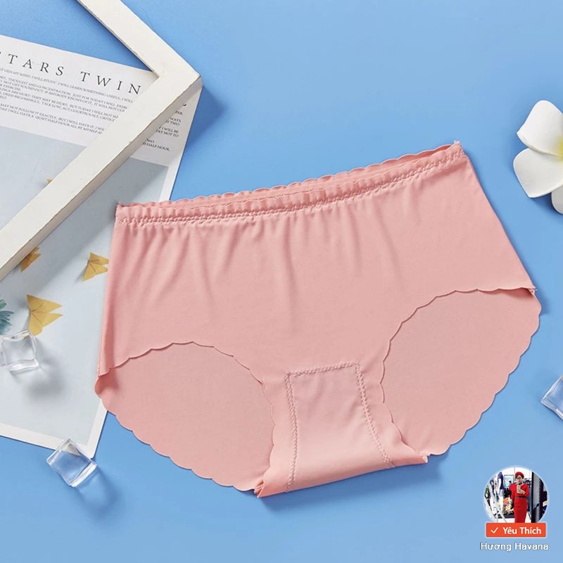 Set 5 Quần lót nữ thun lạnh không đường may viền sóng - quần chip nữ dễ thương giá rẻ FLQ70 | BigBuy360 - bigbuy360.vn