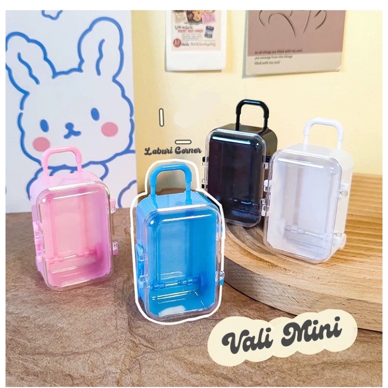HỘP NHỰA VALI TRANG TRÍ 4 MÀU SIU XINH