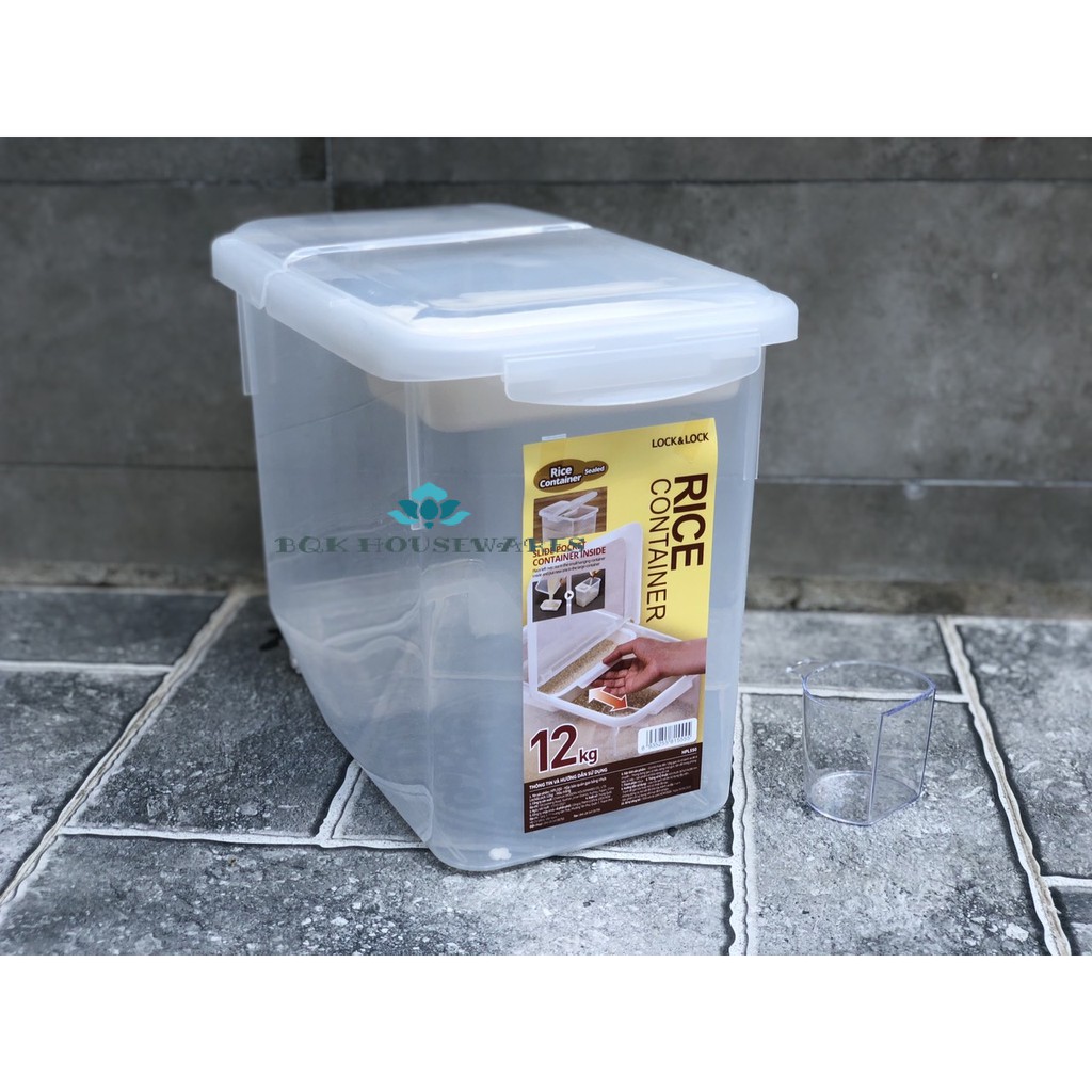 Thùng đựng gạo 12kg Lock&Lock HPL550