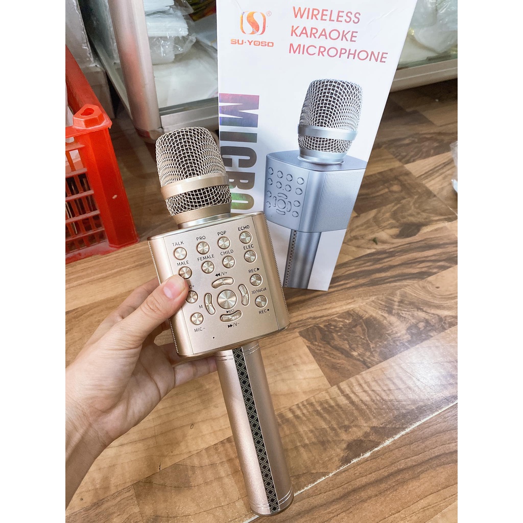 Micro Karaoke YS96 Kèm Loa. Chất Âm Cực Đỉnh, Hỗ Trợ Ghi Âm Thẻ Nhớ, Âm Thanh To, Không Rè. Bảo Hành 12 Tháng