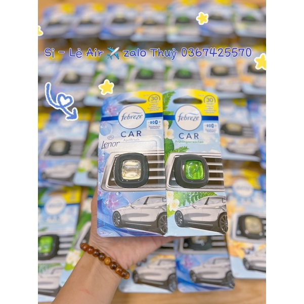 (Air bill) Nước hoa ô tô Febreze Car của Đức