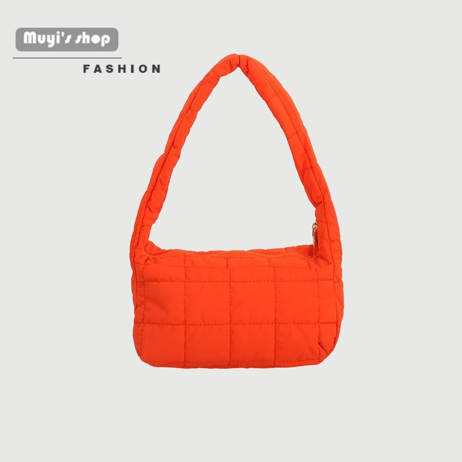 Túi Xách Đeo Vai Hình Đám Mây Xếp Ly Màu Kẹo Ngọt Thời Trang